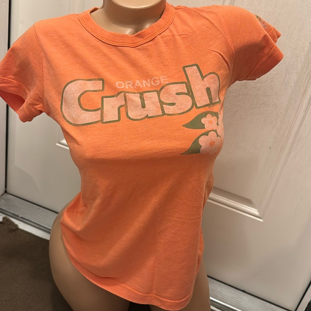 Y2K junk food vintage orange crush tshirt tee top size S small